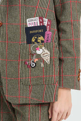 GREEN WELSH PLAID JACKET