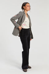 GARDEN CHECK BLAZER