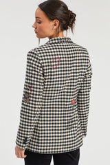 GARDEN CHECK BLAZER
