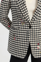 GARDEN CHECK BLAZER