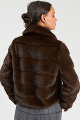 BROWN FUR JACKET