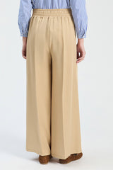 CAMEL PALAZZO TROUSERS