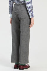 MELANGE GREY TROUSERS