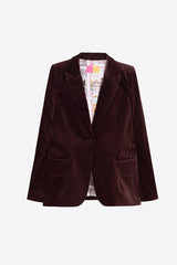 BROWN VELVET JACKET