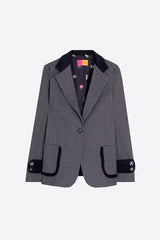 GREY MARL JACKET