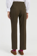GREEN FLANNEL TROUSERS
