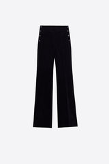 BLACK VELVET TROUSERS