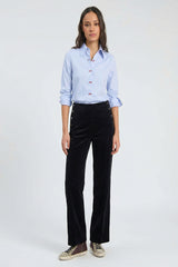 BLACK VELVET TROUSERS