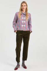 HUNTER GREEN VELVET HAREM TROUSERS