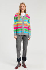 GREY MARL TROUSERS