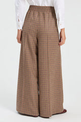 BLUE GREEN PLAID TROUSERS