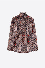 MARIQUITAS RUFFLES IKAT SHIRT