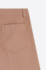 BEIGE TWILL TROUSERS