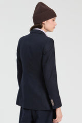 NAVY WOOL JACKET
