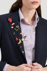 NAVY WOOL JACKET