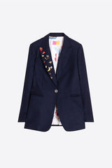 NAVY WOOL JACKET