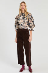 NAVY HORSE PRINT SHIRT