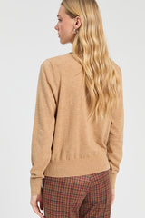 BLACK BEIGE BOW SWEATER