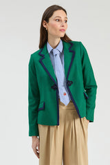 GREEN TWEED JACKET