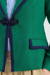 GREEN TWEED JACKET