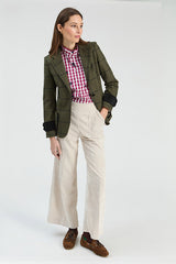 GREEN PLAID JACKET