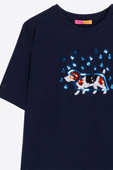NAVY DOG T-SHIRT