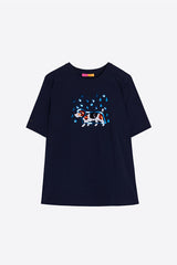 NAVY DOG T-SHIRT
