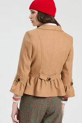 BEIGE TWEED JACKET