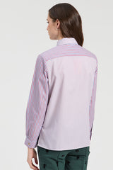 RIBBONED STRIPES SHIRT