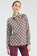 GEOMETRIC SUN PRINT TAROT ILLUSTRATIONS SHIRT