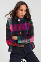 PLAID XL MULTICOLOR WOOL JACKET