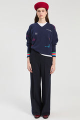 NAVY WORDS JERSEY
