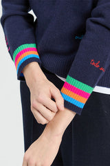 NAVY WORDS JERSEY