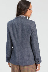 BLUE WOOL JACKET