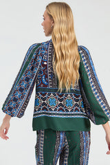 BORDER FLORAL SHIRT