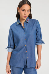 EMBROIDERED EDGE SHIRT