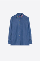 EMBROIDERED EDGE SHIRT