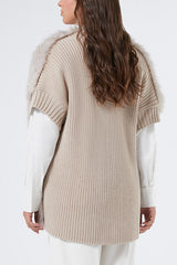 EGLE SOFT-TEXTURED KNIT CAPE