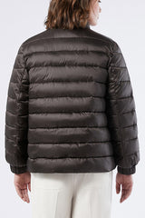 APE BROWN IRIDESCENT NYLON PADDED JACKET