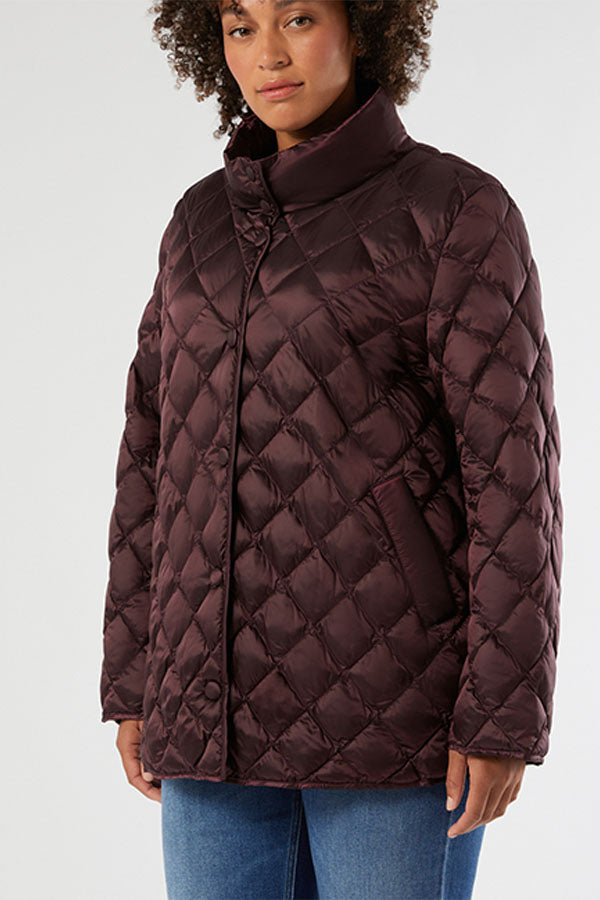 CESARE IRIDESCENT NYLON CANVAS PADDED JACKET
