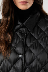 LAMPARA BLACK IRIDESCENT NYLON CANVAS PADDED JACKET