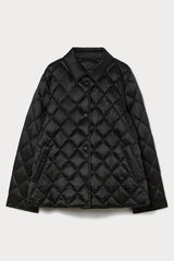 LAMPARA BLACK IRIDESCENT NYLON CANVAS PADDED JACKET