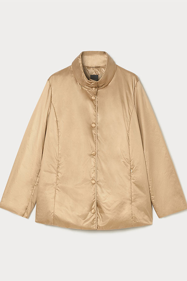 PERSIA IRIDESCENT NYLON CANVAS PADDED JACKET