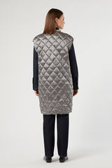 ACETI IRIDESCENT NYLON CANVAS PADDED JACKET