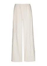 FLORAL PATTERN STRAIGHT-CUT SHORTS