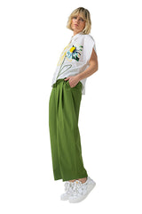 ELASTICATED WAIST TROUSERS