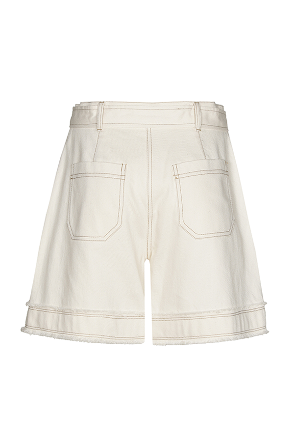 HIGH WAIST COTTON SHORTS