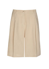 LINEN BERMUDA SHORTS