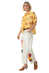 EMBROIDERY SUMMER BLOUSE