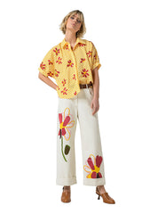 EMBROIDERY SUMMER BLOUSE